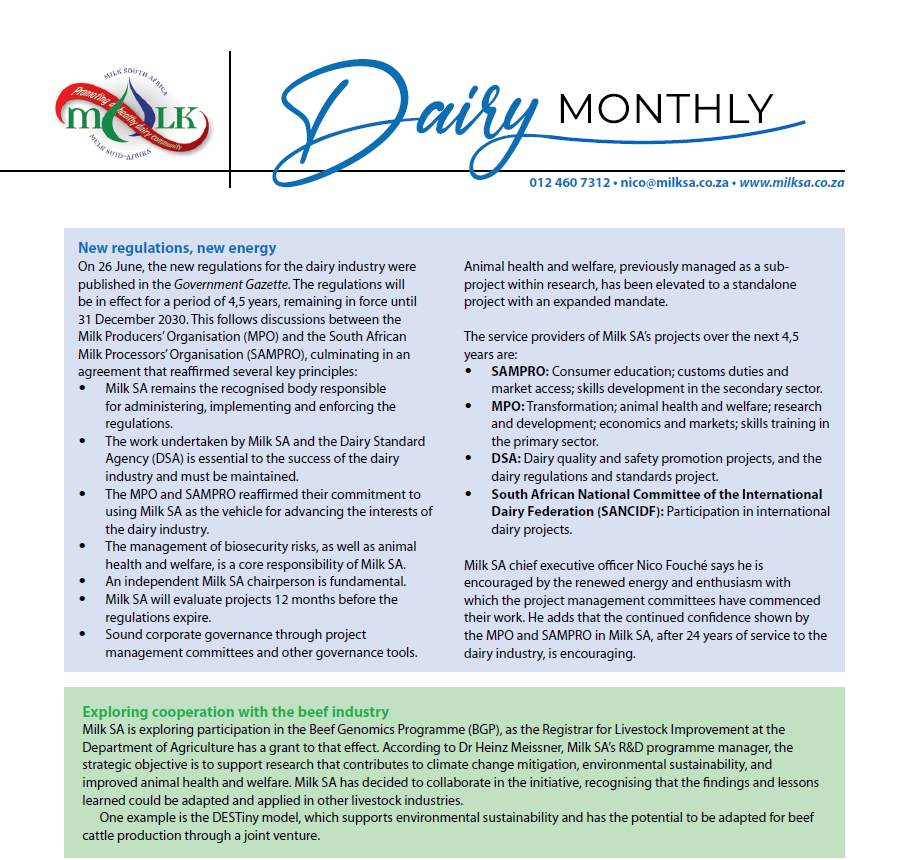 Dairy Monthly July 2026